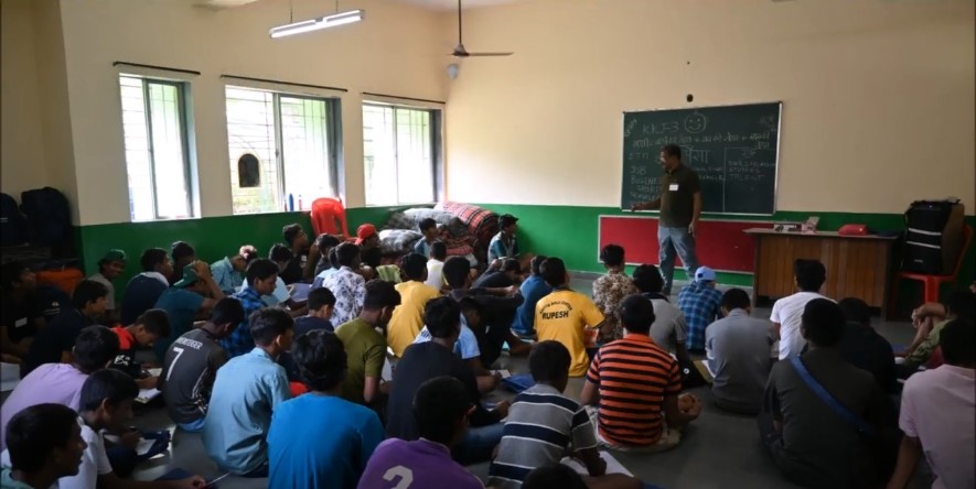 Boys camp-Life education classes